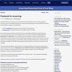 eFront: Facebook for e-Learning