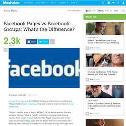 Facebook Pages vs Facebook Groups: What&#039;s the Difference?