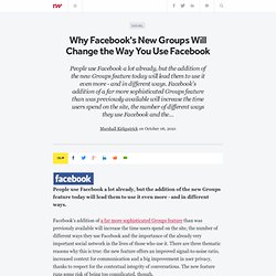 Why Facebook's New Groups Will Change the Way You Use Facebook