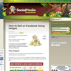 How to Sell on Facebook Using Images