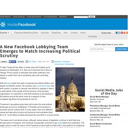 A New Facebook Lobbying Team Emerges