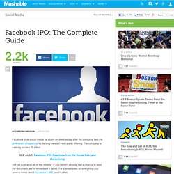 Facebook IPO: The Complete Guide