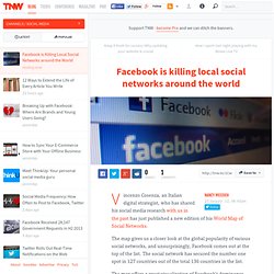 Facebook is Killing Local Social Networks around the World
