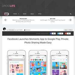 Facebook Launches Moments App to Google Play, Private Photo Sharing Made Easy