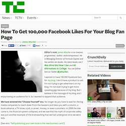 How To Get 100,000 Facebook Likes For Your Blog Fan Page