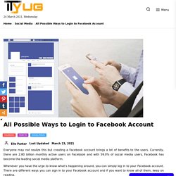 Facebook Login- How to Sign in or Sign Up Facebook