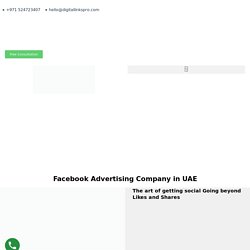 Facebook Marketing Agency in UAE