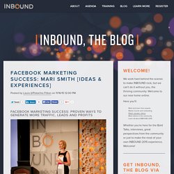 Facebook Marketing Success: Mari Smith [Ideas & Experiences]