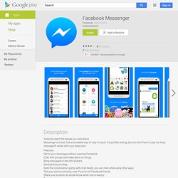 Facebook Messenger - Android Market