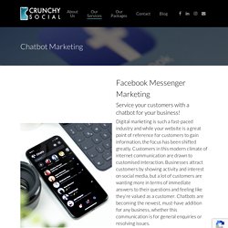 Facebook Messenger Chatbot Marketing