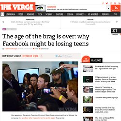 The age of the brag is over: why Facebook might be losing teens