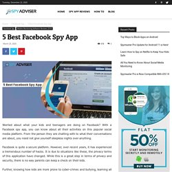 5 Best Facebook Spy App