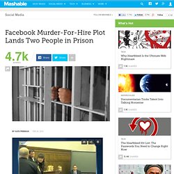 Facebook Murder-For-Hire Plot Lands Two People in Prison