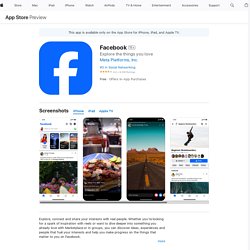 ‎Facebook on the App Store