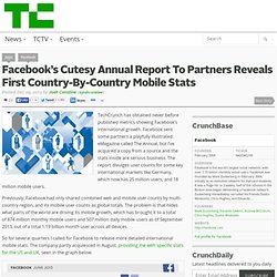 Facebook’s Cutesy Annual Report To Partners Reveals First Country-By-Country Mobile Stats
