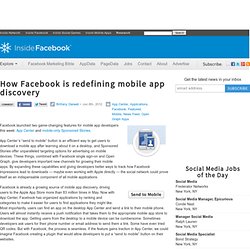 How Facebook is redefining mobile app discovery