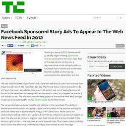 Facebook Sponsored Story Ads To Appear In The Web News Feed In 2012