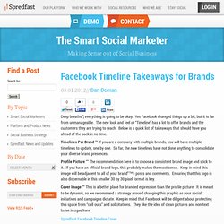 Facebook Timeline Takeaways for Brands