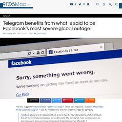 Facebook outage most severe ever; Telegram sees a benefit