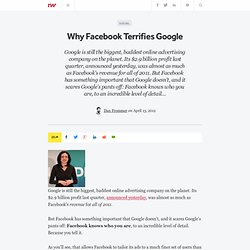 Why Facebook Terrifies Google