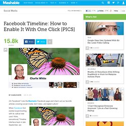 Facebook Timeline: How to Enable it With One Click