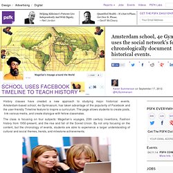 Schools Use Facebook Timeline for History Lessons