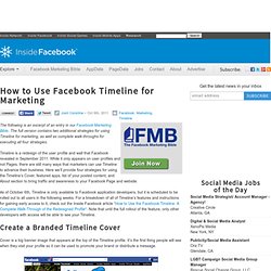 How to Use Facebook Timeline for Marketing