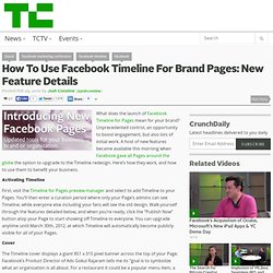 How To Use Facebook Timeline For Brand Pages: New Feature Details