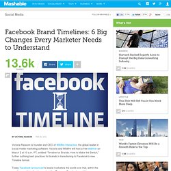 Facebook Brand Timelines: 6 Big Changes Every Marketer Needs to Understand