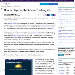 How to Stop Facebook from Tracking You