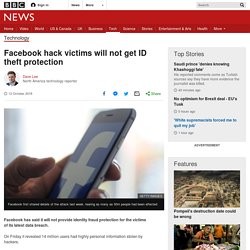 Facebook hack victims will not get ID theft protection