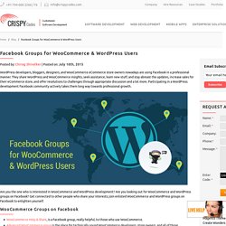 Facebook Groups for WooCommerce & WordPress Users