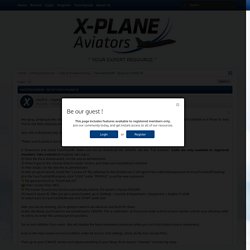 FaceTrackNOIR - Setup for X-Plane 10