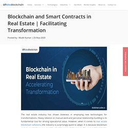 Blockchain and Smart Contracts in Real Estate