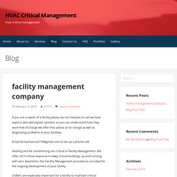 Facility Management Company