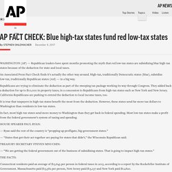 AP FACT CHECK: Blue high-tax states fund red low-tax states