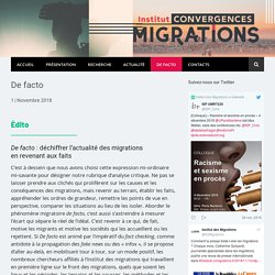 De facto – Institut des Migrations