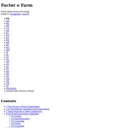 Factor e Farm