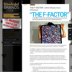 THE F-FACTOR : votre réseau vous influence