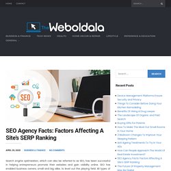 SEO Agency Facts: Factors Affecting A Site's SERP Ranking