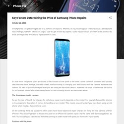 Key Factors Determining the Price of Samsung Phone Repairs