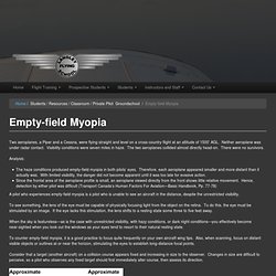 Empty-Field Myopia, Langley Flying School