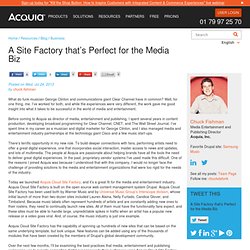 A Site Factory that’s Perfect for the Media Biz