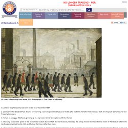 20 Fun Facts about the Artist L S Lowry for Kids