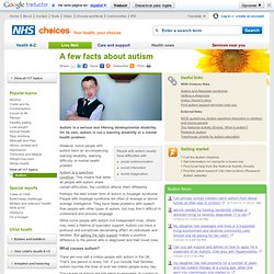 A few facts about autism - Live Well