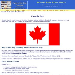 Facts about Canada for kids
