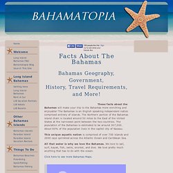 Facts About The Bahamas