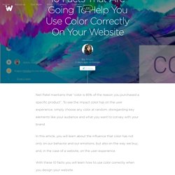 10 facts that will help you use color correctly on your website