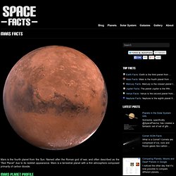 Mars Facts - Interesting Facts about the Planet Mars