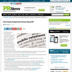 6 Fun Facts People Don't Know About PRPR News